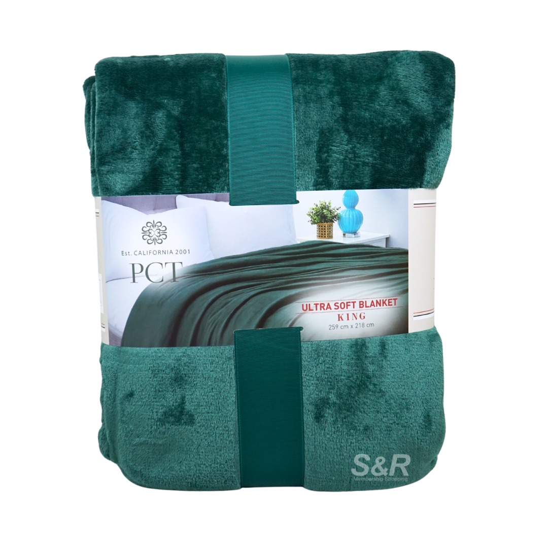 PCT Ultra Soft Blanket King Green